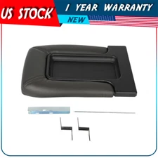 Center Console Lid Cover For 99-07 Silverado GMC Sierra Yukon Armrest Dark