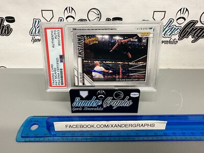 PAT MCAFEE SIGNED AUTOGRAPHED 2022 PANINI RC ROOKIE CARD WWE PSA DNA SLABBED