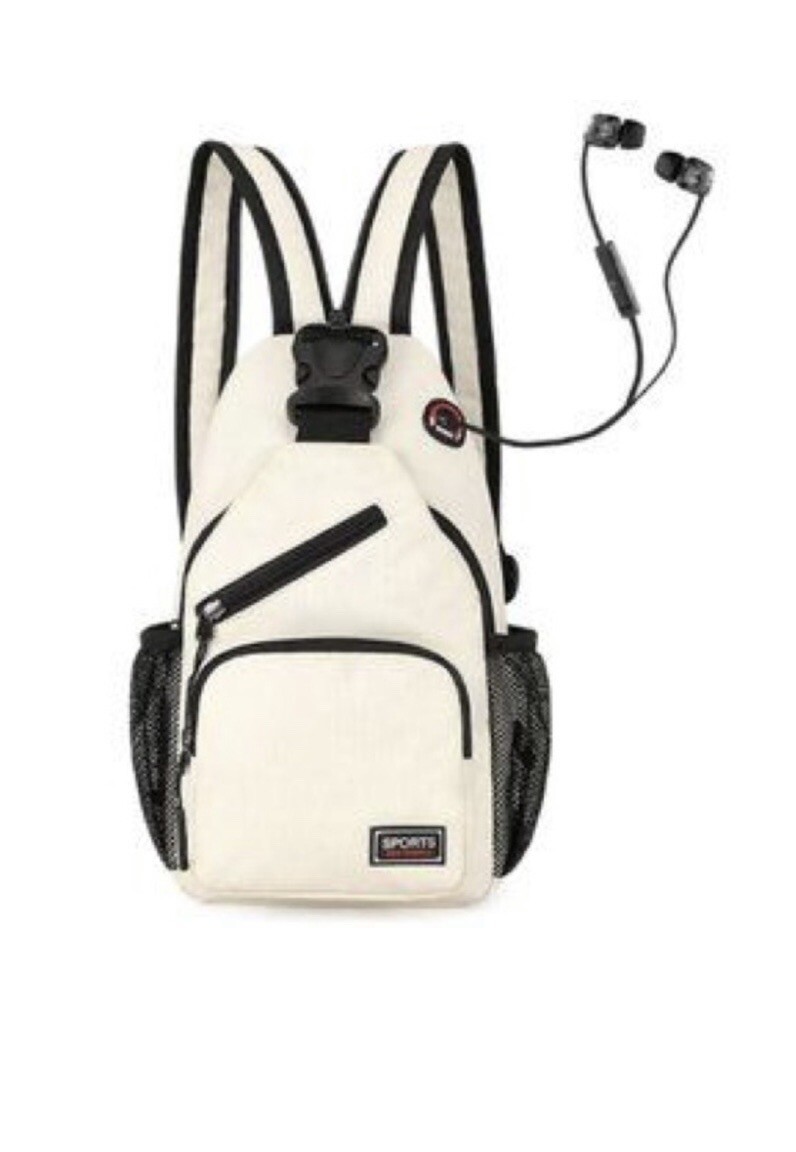 Men's Shoulder Chest Bag - Sporty Travel Backpack for Everyday Use-image