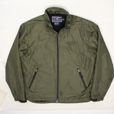 Polo Sport Ralph Lauren Jacket Mens M Olive Green Nylon Polo Sport Ralph Lauren Jacket Mens M Olive Green Nylon