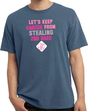 Buy Cool Shirts Breast Cancer T-shirt Second Base Pigment Dyed Tee