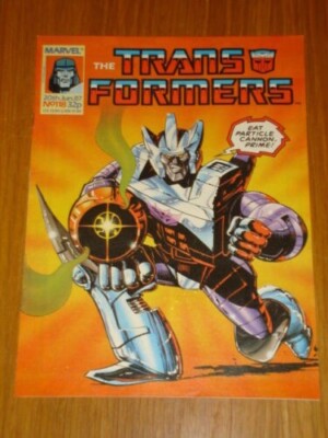 TRANSFORMERS BRITISH WEEKLY #118 MARVEL UK COMIC 1987