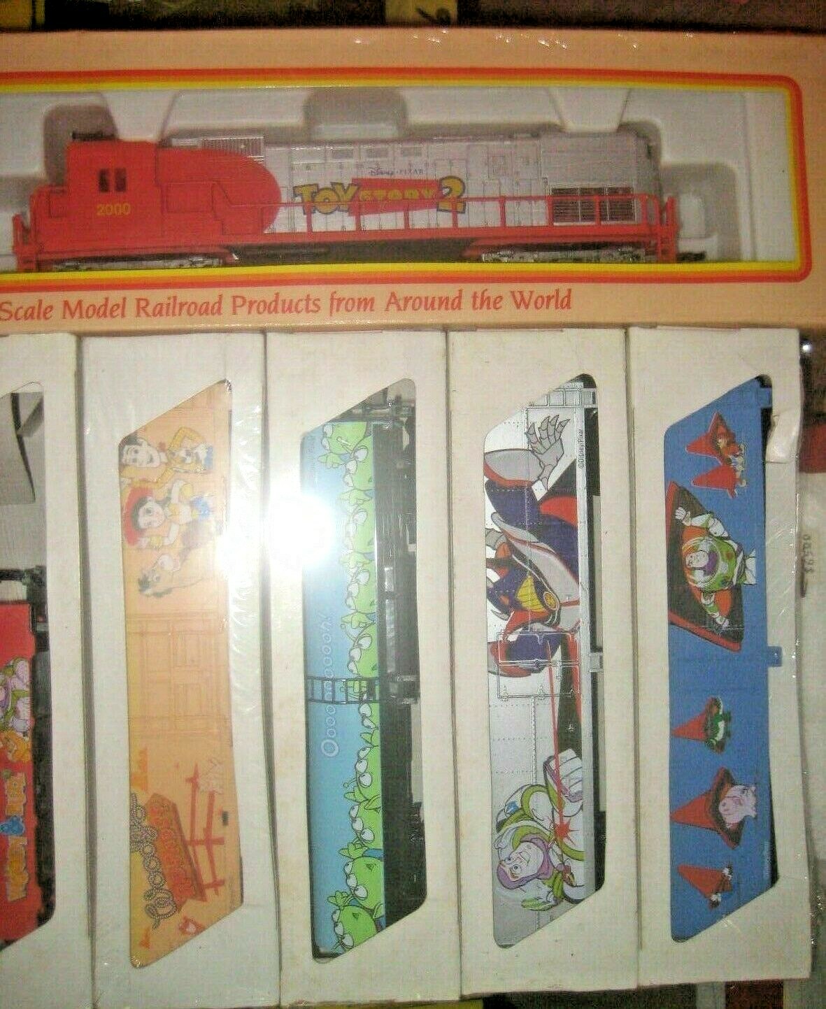 TOY STORY IHC HO 7 CAR TRAIN SET BY DISNEY TOY STORY TRAIN