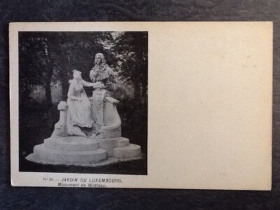 75 PARIS JARDIN LUXEMBOURG MONUMENT WATTEAU - 52888