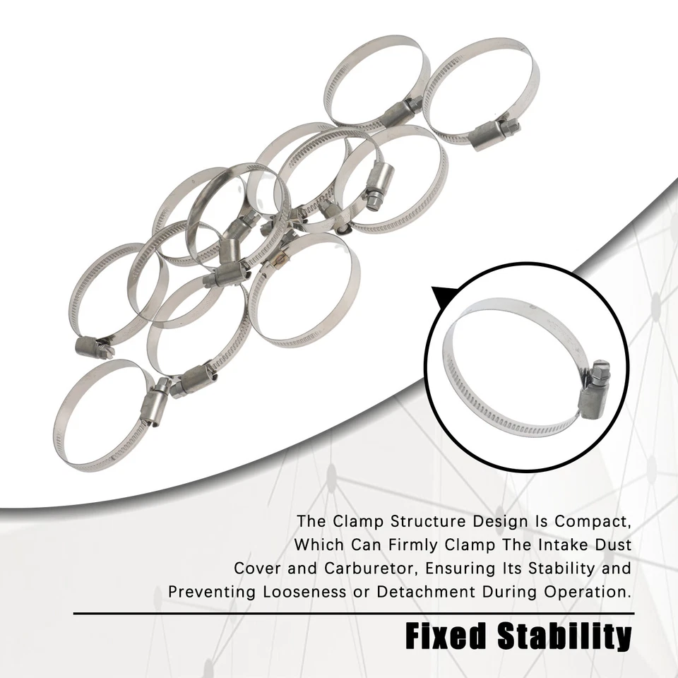 12 piezas abrazaderas de admisión de arranque de carburador válvula de motor para Honda CB750 CB750F Foto 4 de 4