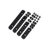 Mp Set 4 Slitte 20MM In Polimero Nero Asg Replica Softair M4 MP2012-B