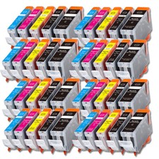 40 PK Ink Combo Pack  latest Chip for PGI-5BK CLI-8 MP530 MP600 MP800 MP830