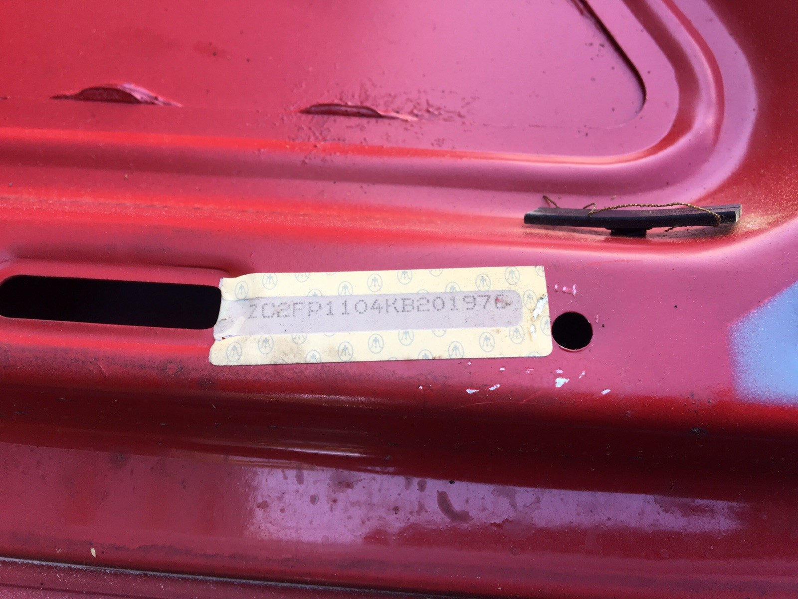 89-91 Chrysler Tc Maserati Trunk Lid
