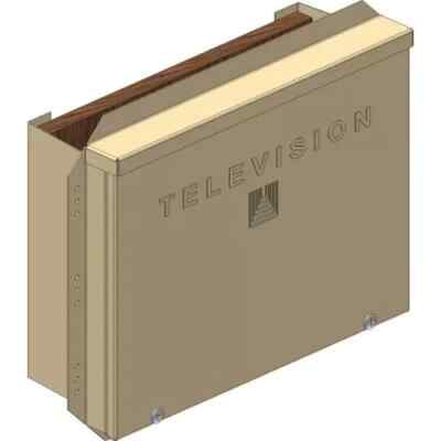 Orbit UM1100-TV MODULAR INTERFACE SERVICE ENCLOSURE WITH EMBOSSED  TELEVISION 