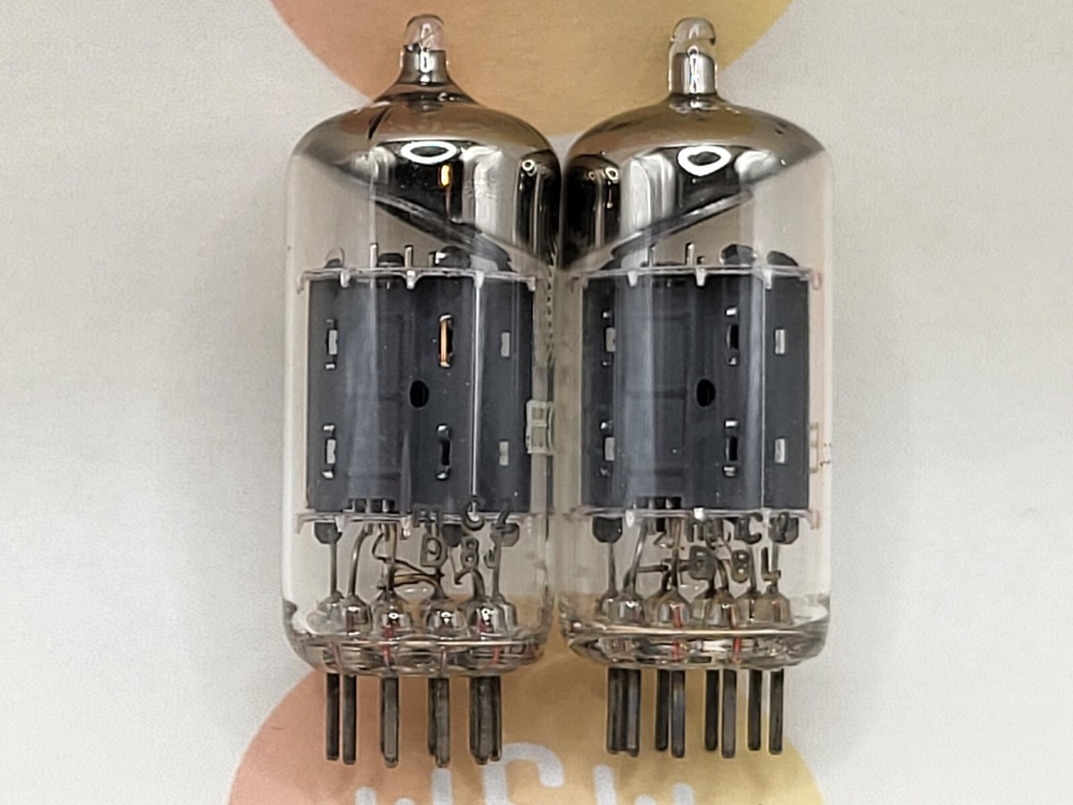 Valvo ECC83 12AX7 Long Plates 30° O-Getter Matched Pair - Hamburg