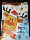  ICE GLITTER WINDOW CLINGS SNOW STICKERS CHRISTMAS DECORATIONS REINDEER