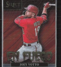 2022 Panini Select #EF21 Joey Votto En Fuego Cincinnati Reds (W)