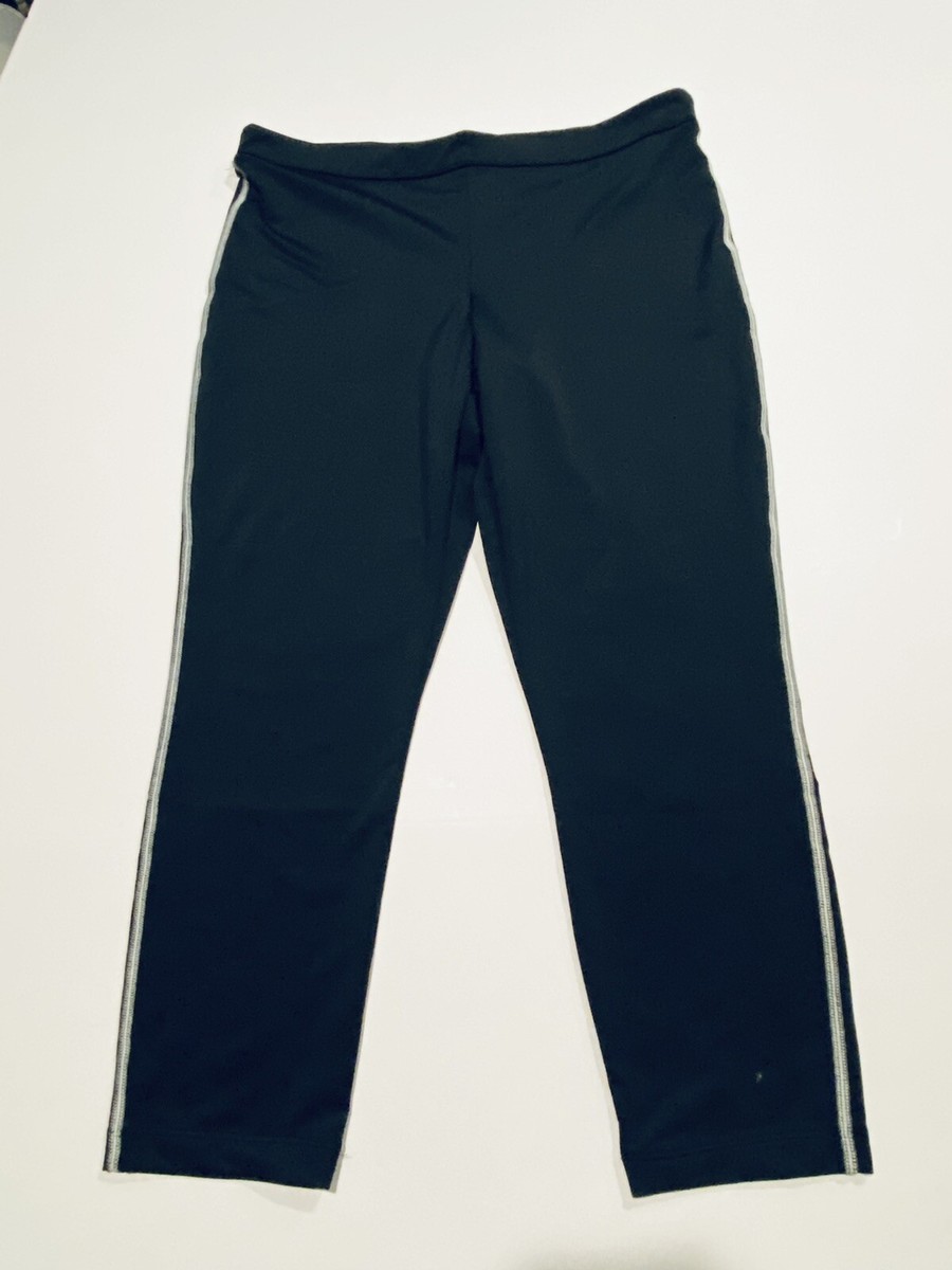 Womens Nike Dri-Fit Capri Golf Pants Tights Size Large 746708 010 Black