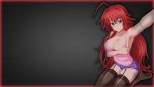 Anime high school dxd gremory rias redhead big Playmat Gaming Mat Desk