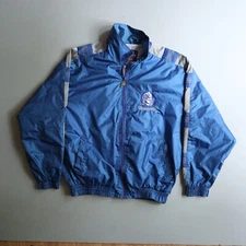 Vintage 90s Duke Blue Devils Windbreaker Jacket Adult Mens Large L Pro Player