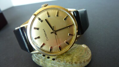 Cortebert 自動巻き 腕時計 ゴールド CORTEBERT SWISS 14 K SOLID GOLD MECHANICAL MEN'S WATCH RARE
