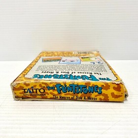 The Flintstones: The Rescue of Dino & Hoppy + Box - NES - Tested & Working