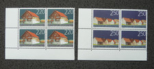 Liechtenstein ** 2004, Eckrand-4er-Blöcke "Ortsbildschutz"