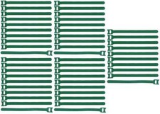 50 x Cable Hook and Loop 200 x 25mm Green Cable Hook and Loop Cable Ties Hook and Loop Ties VT