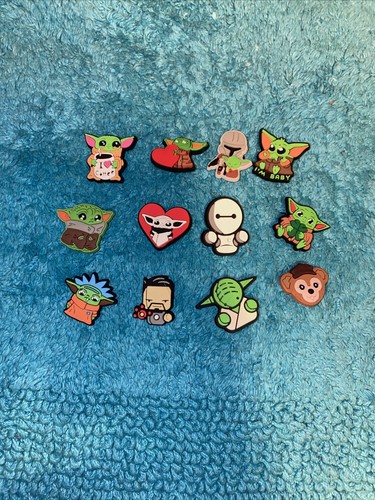 baby yoda grogu croc shoe charms plus some Others & valentine St Patricks 12 lot - Picture 2 of 3