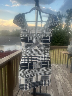 black white bandage dress Black & White Stripe Bandage Dress main image 0