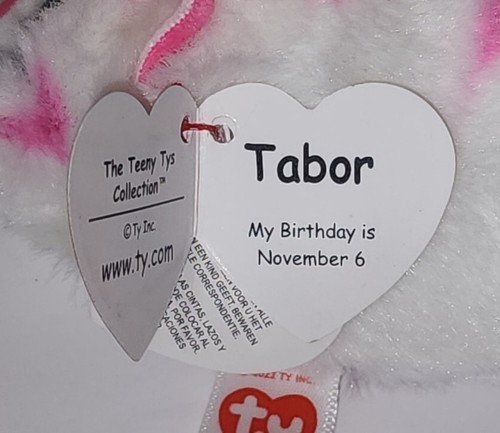 Ty Beanie Boos Teeny Tys 4" TABOR Tiger (UK Excl) Stackable Plush Stuffed Toy - 第 7/9 張圖片