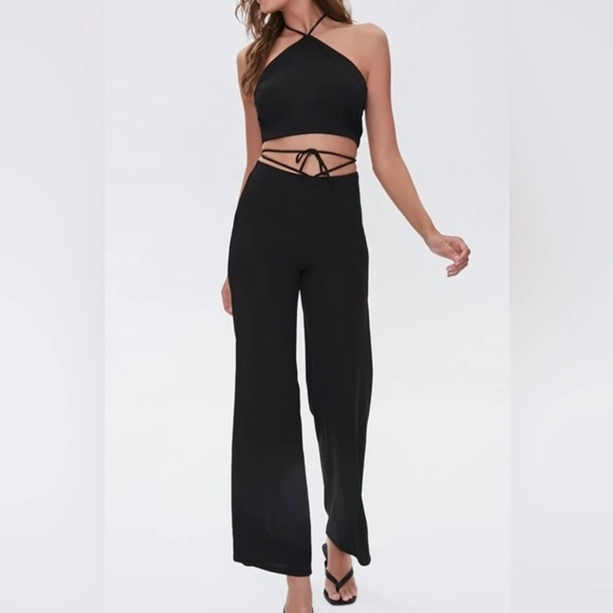 Forever 21 high top waisted wide leg pants