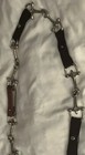Etienne Aigner Vintage Belt~ Silver Metal Rings & Brown L/XL ~ NWOT — photo 5