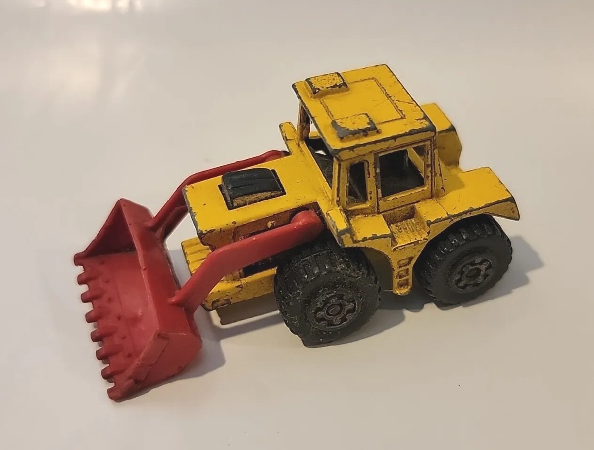 1976 Matchbox Tractor Shovel No.28 - Red/Yellow - Superfast | eBay