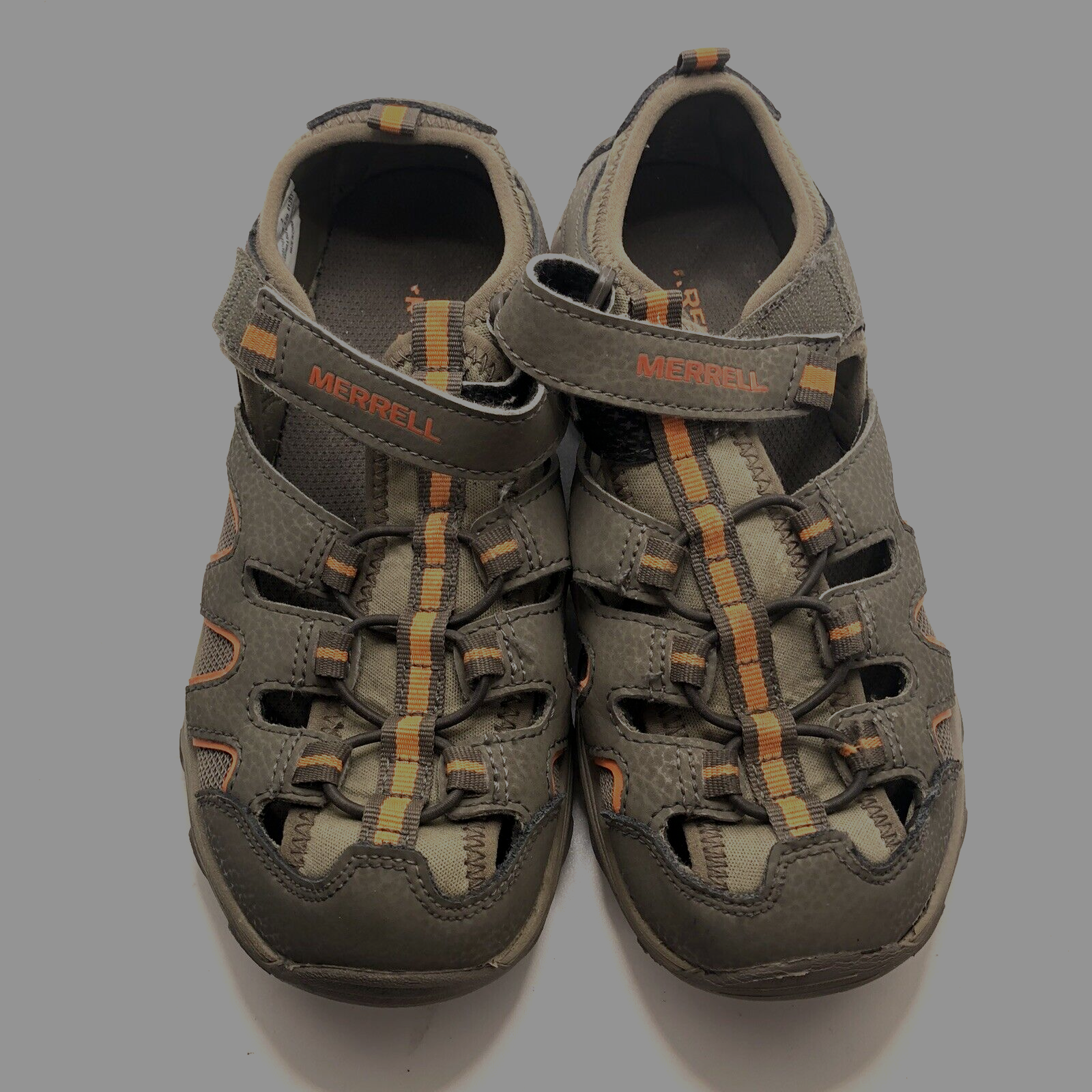 Merrell Bambini Hydro H2O Sandali da Escursionismo Pelle Marrone Giovani Taglia 3M MK261856