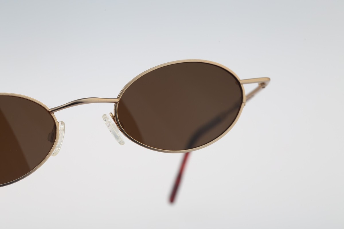 Robert Rudger 2170 276 M3, Vintage 90s gold steampunk small oval