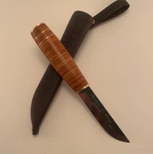 Kauhavan Puukkopaja Leather handle #703