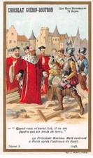 Chromos -COR10683- Schokolade Gu&eacute;rin-Boutron - Historische W&ouml;rter - Pr&auml;sident Ma