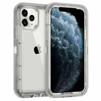 iPhone 11 Pro Transparent Dual Layer Clear Heavy Duty ShockProof Protection Case