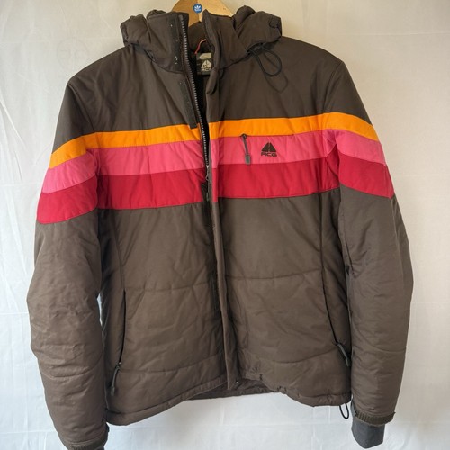 De Colección Nike ACG Storm Mujer’s Esquí Snowboard Puffer Chaqueta Retro Marrón Rosa Reino Unido M - Imagen 23 de 23