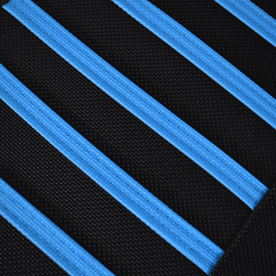 Capa de assento Yamaha IT 175 Gripper 1997-999 TODA PRETA/AZUL CLARO RIB IRONON #332 - Imagem 4 de 4