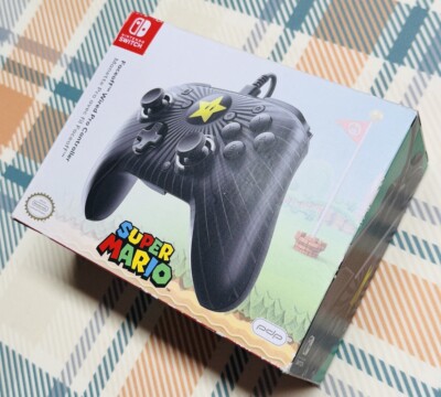 PDP Nintendo Switch Faceoff Wired Pro Controller Super Mario Star BRAND NEW