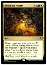 Villainous Wealth 0249 Non Foil Rare Outlaws of Thunder Junction MTG NM