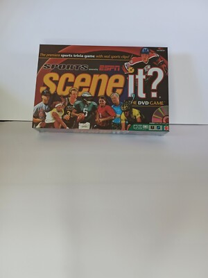 Scene It DVD Game Sports ESPN Edition Board Game 2005 Vintage Collectible Sealed