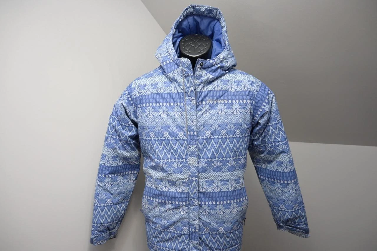 Columbia Insulated Puffer Jacket Full Zip Hooded Winter Ski Snow Girls Sz XL