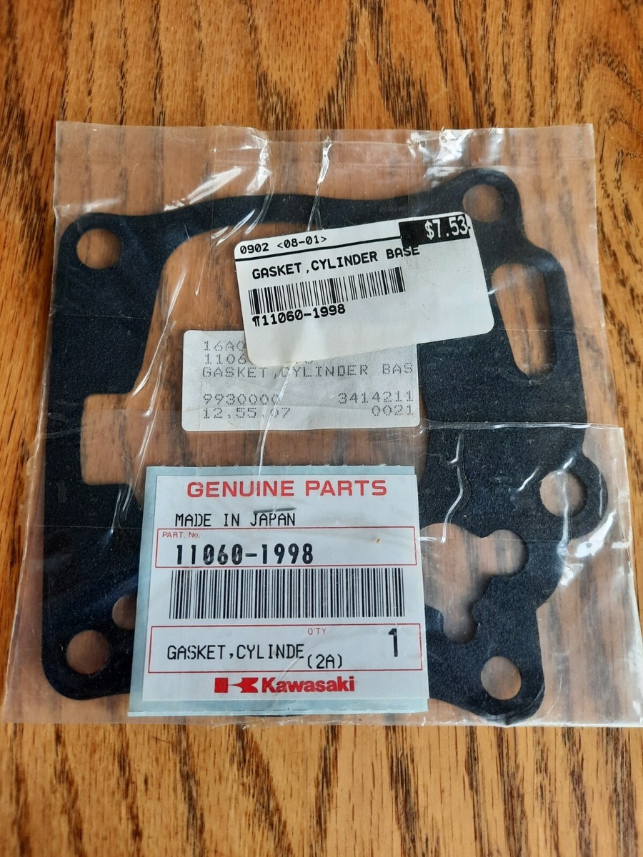 NOS Genuine Kawasaki 11060-1998 Cylinder Base Gasket KX | eBay