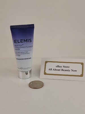ELEMIS Peptide4 Thousand Flower Revitalizing Face Mask 0.5 oz Travel Sz SEALED