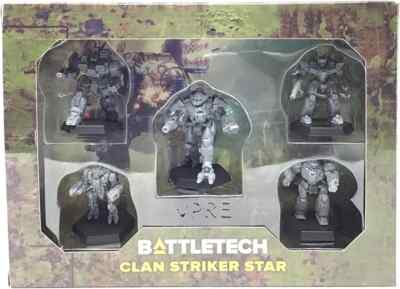 Battletech Clan Striker Star Mech Pack Catalyst Eagle Conjurer Owl Piranha +