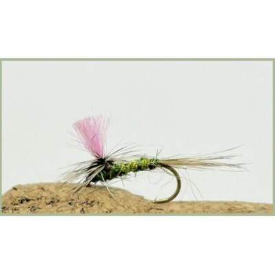 6 Bung Flies Per Trota - Pink &amp; Yellow, Misura 10 - Ottime Come Indicatore - Troutflies UK