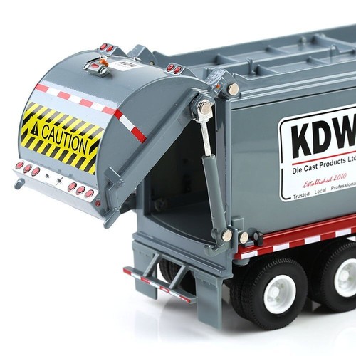 KDW 1:24 Diecast Transporter Garbage Truck Alloy Vehicle Car Model Toys Gift - Picture 9 of 11