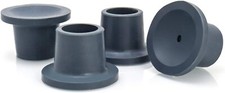 Replacement Feet for Shower Chair Bath Seat, 4 Pack 1-1/8" Rubber Tips Non Slip