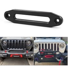 Black Cnc 10 Aluminum Hawse Fairlead 15000lb For Synthetic Winch Rope Atv Suv