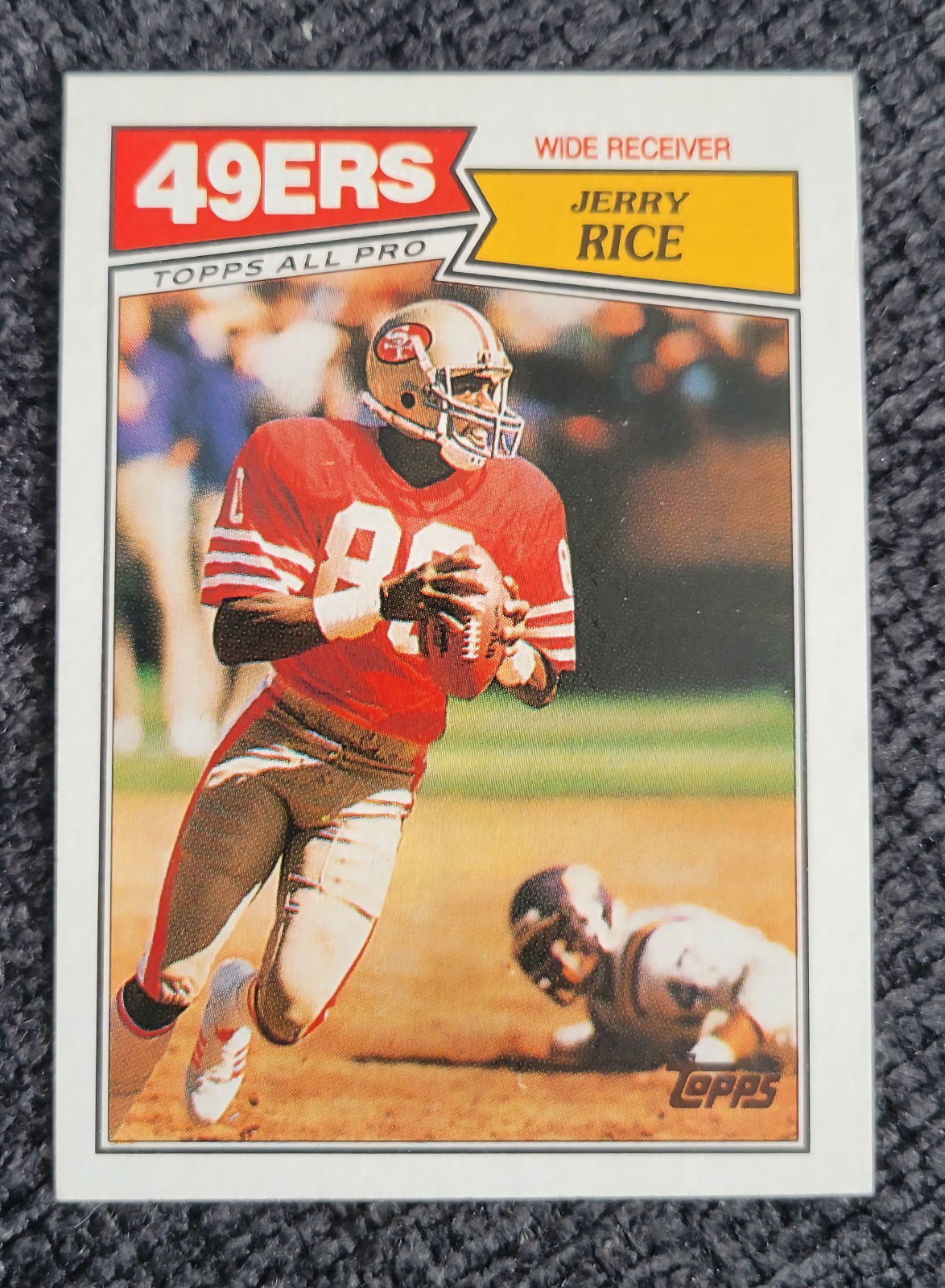 JERRY RICE - 1987 Topps #115  **MINT**  FREE SHIP & RETURN!