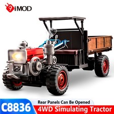 JJRC C8836 RC Car 4WD Simulated Tractor Car Toy 1/14 Remote Control Farm Vehicle