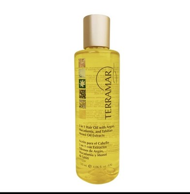 Oleo Aceite de  Argan  Terramar repair damaged hair/ 120ml. 4oz. 
